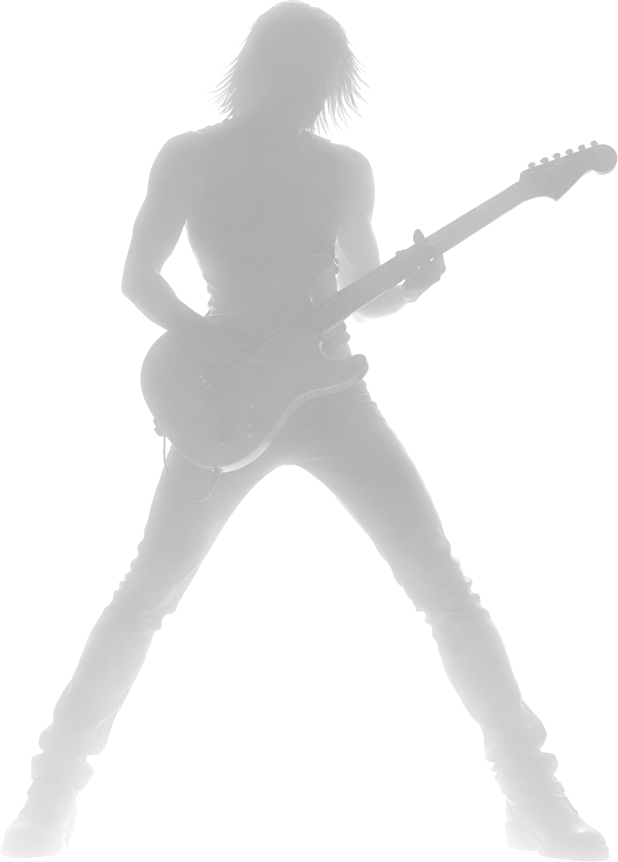 Guitarist performing on stage